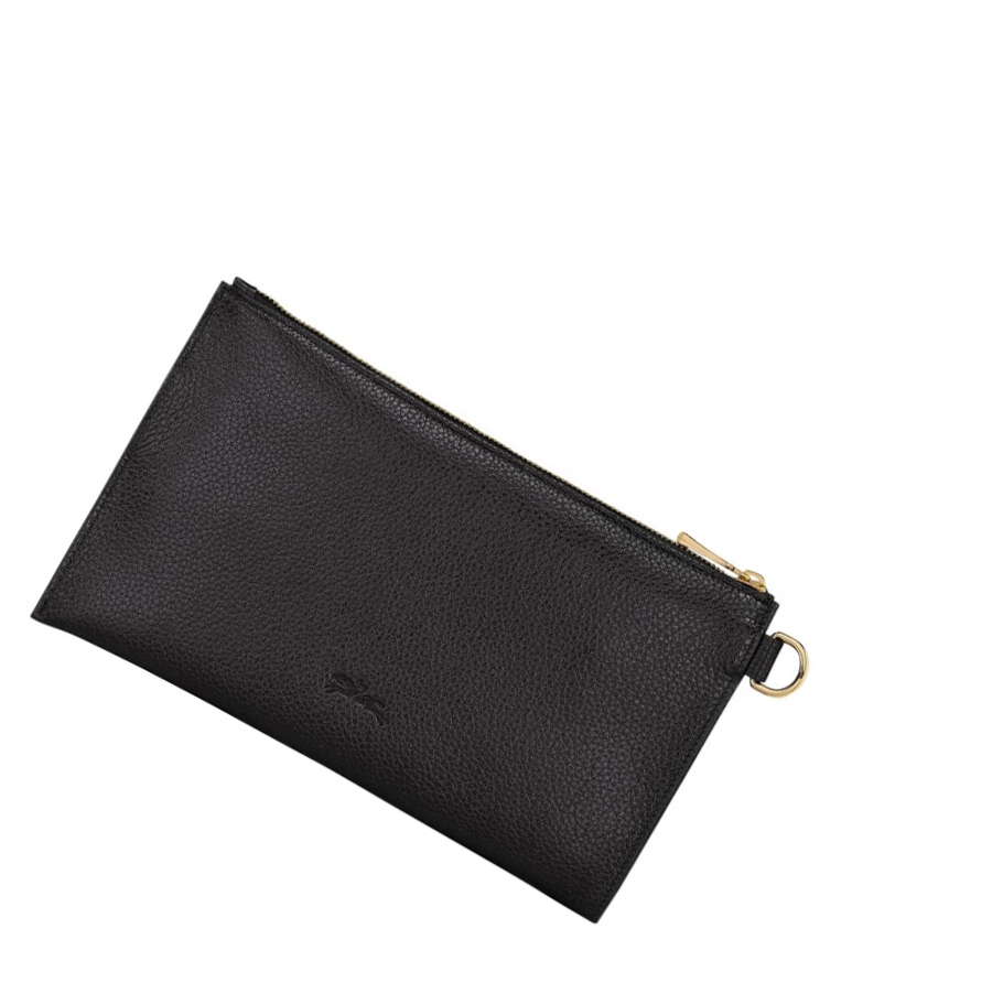 Bolso Pequeño Longchamp Le Foulonné Mujer Negras | ES-XFDG938