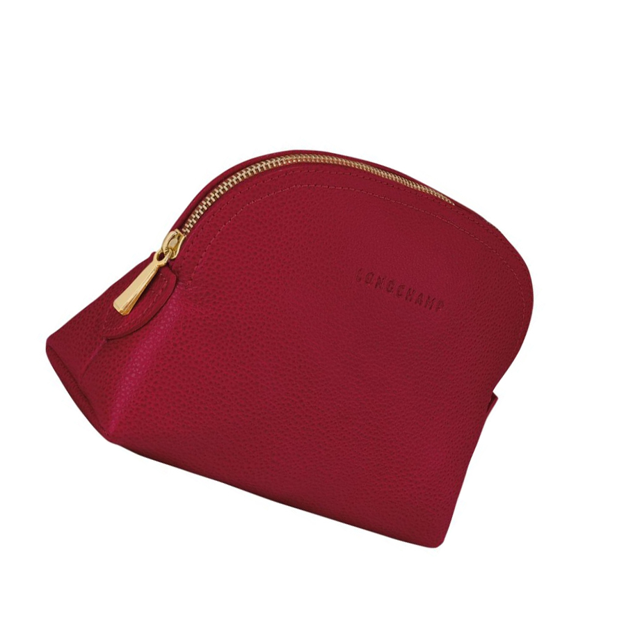Bolso Pequeño Longchamp Le Foulonné Mujer Rojas | ES-ZUIJ764
