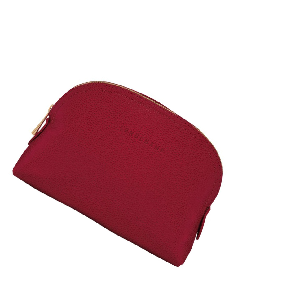 Bolso Pequeño Longchamp Le Foulonné Mujer Rojas | ES-ZUIJ764