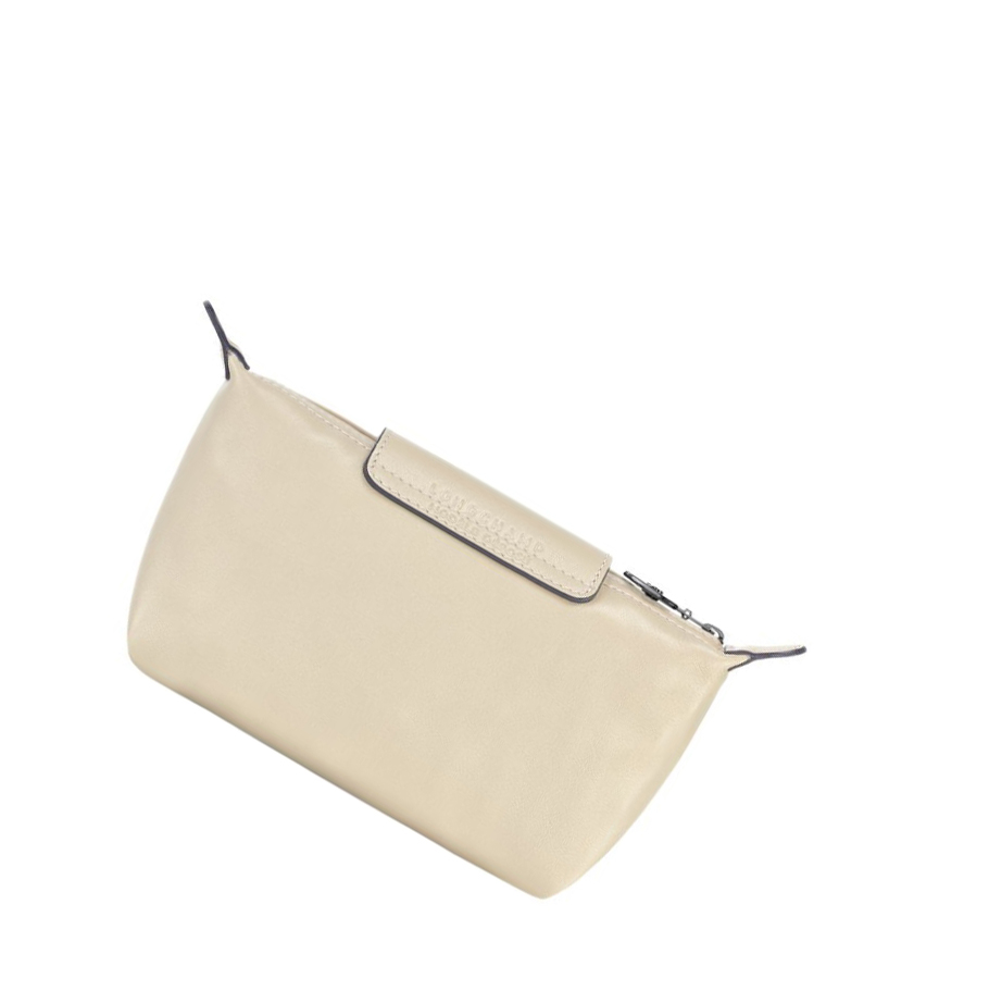 Bolso Pequeño Longchamp Le Pliage Cuir Mujer Beige | ES-RETA420