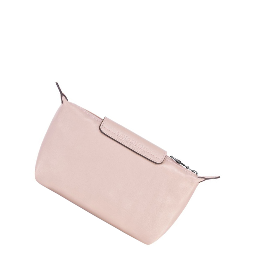 Bolso Pequeño Longchamp Le Pliage Cuir Mujer Rosas | ES-VBID451