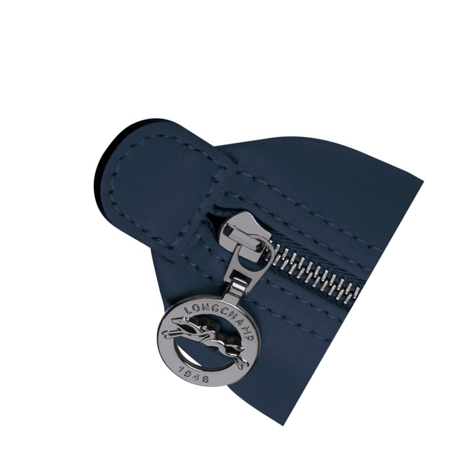 Bolso Pequeño Longchamp Le Pliage Cuir Mujer Azul Marino | ES-VEIN412