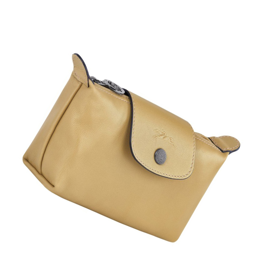 Bolso Pequeño Longchamp Le Pliage Cuir Mujer Beige | ES-XEON568