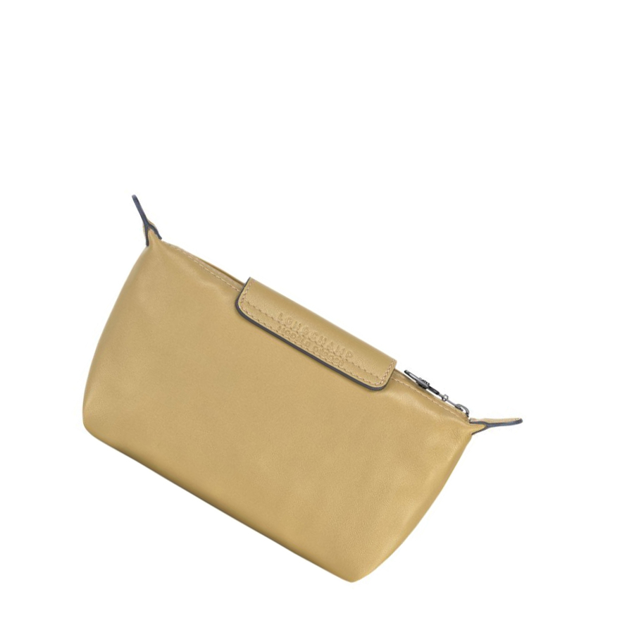 Bolso Pequeño Longchamp Le Pliage Cuir Mujer Beige | ES-XEON568