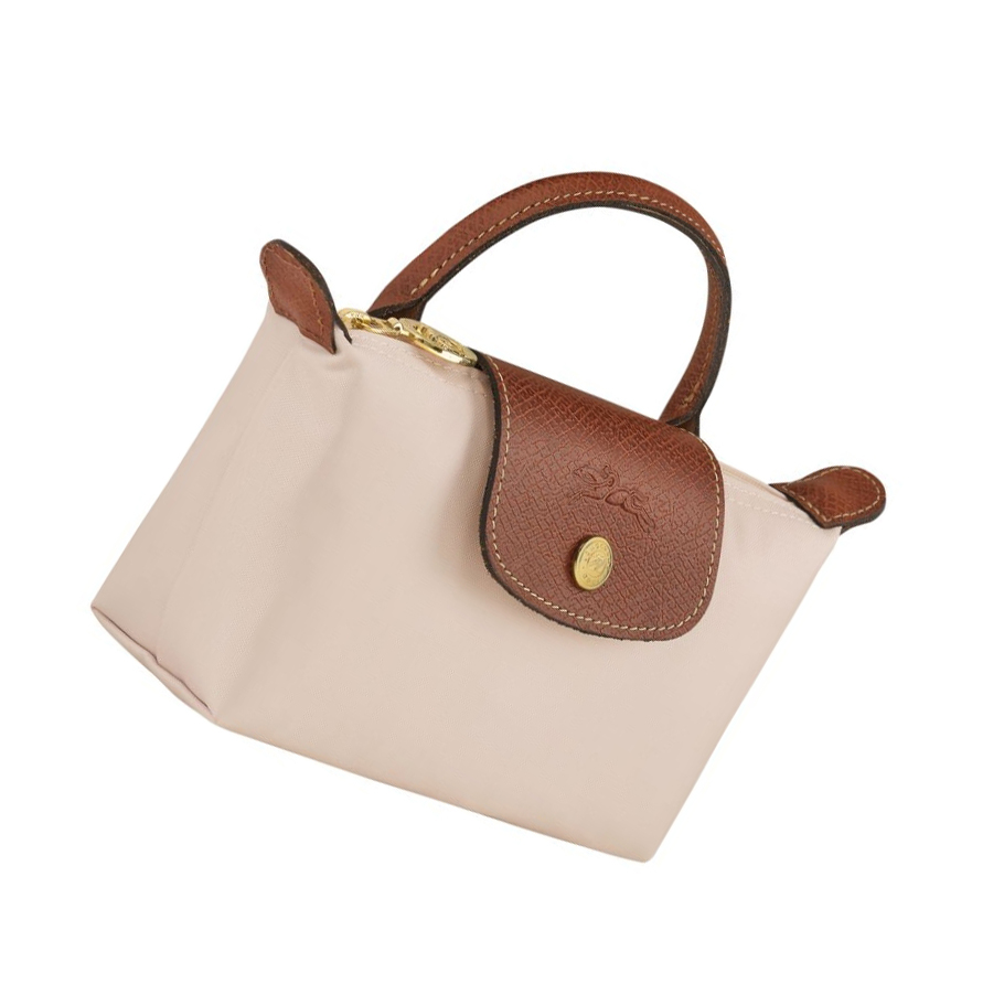 Bolso Pequeño Longchamp Le Pliage Original Mujer Beige | ES-XZUI731