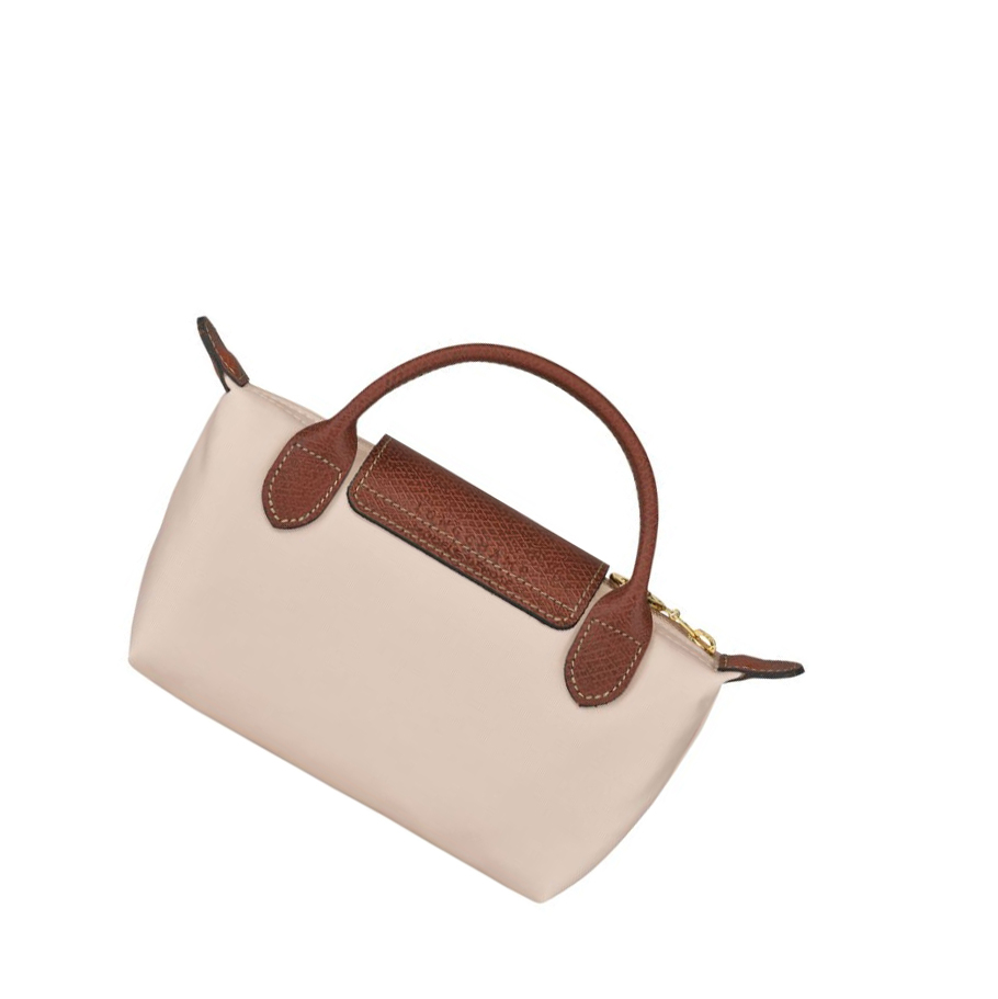 Bolso Pequeño Longchamp Le Pliage Original Mujer Beige | ES-XZUI731