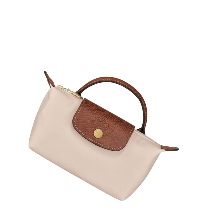 Bolso Pequeño Longchamp Le Pliage Original Mujer Beige | ES-XZUI731