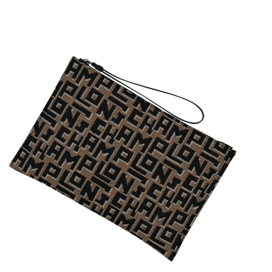 Bolso Pequeño Longchamp Roseau Essential Lgp Mujer Marrones Negras | ES-ADGP701