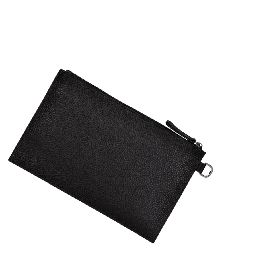 Bolso Pequeño Longchamp Roseau Essential Mujer Negras | ES-APGK152