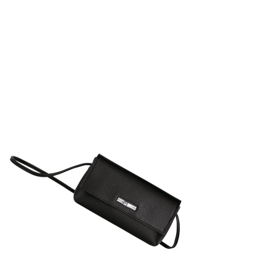 Bolso Pequeño Longchamp Roseau Essential Mujer Negras | ES-MNKF842