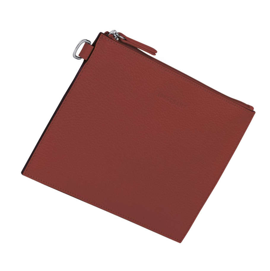 Bolso Pequeño Longchamp Roseau Essential Mujer Marrones | ES-RKZQ264