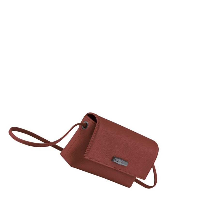 Bolso Pequeño Longchamp Roseau Essential Mujer Marrones | ES-TPIA230