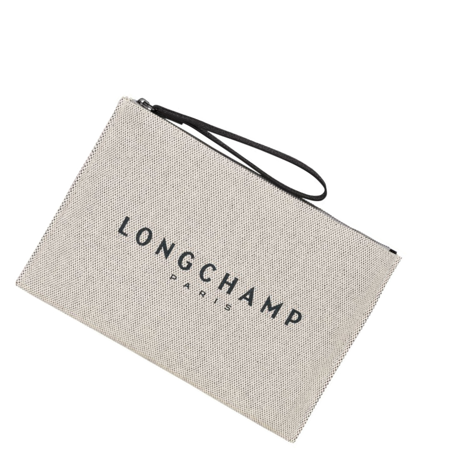 Bolso Pequeño Longchamp Roseau Hombre Beige | ES-BULA342