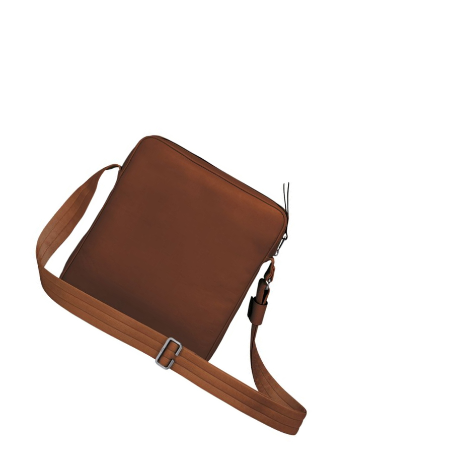 Bolsos Cruzados Longchamp 3D M Hombre Marrones | ES-CXEH158