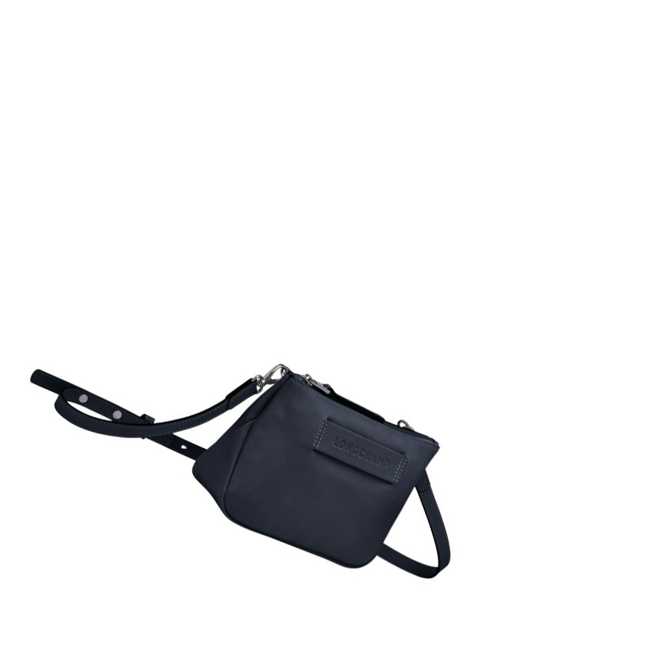 Bolsos Cruzados Longchamp 3D Mujer Azules | ES-ZCJQ174