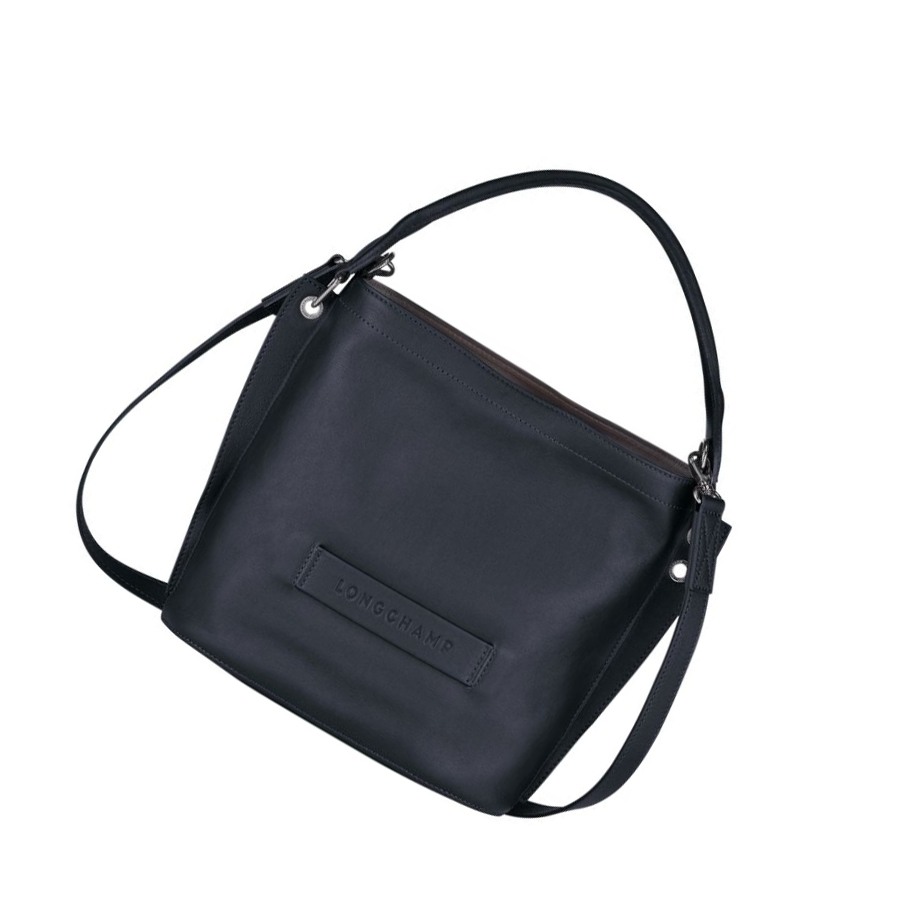Bolsos Cruzados Longchamp 3D Mujer Azules | ES-ZKJS731