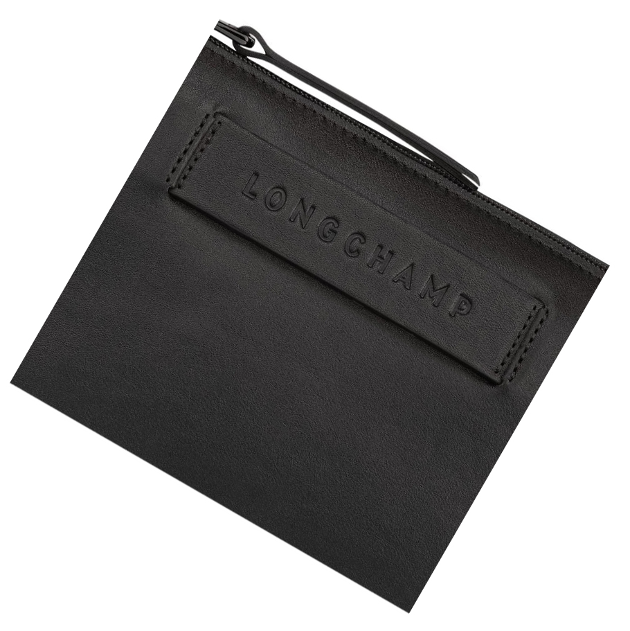 Bolsos Cruzados Longchamp 3D Mujer Negras | ES-SJBG918