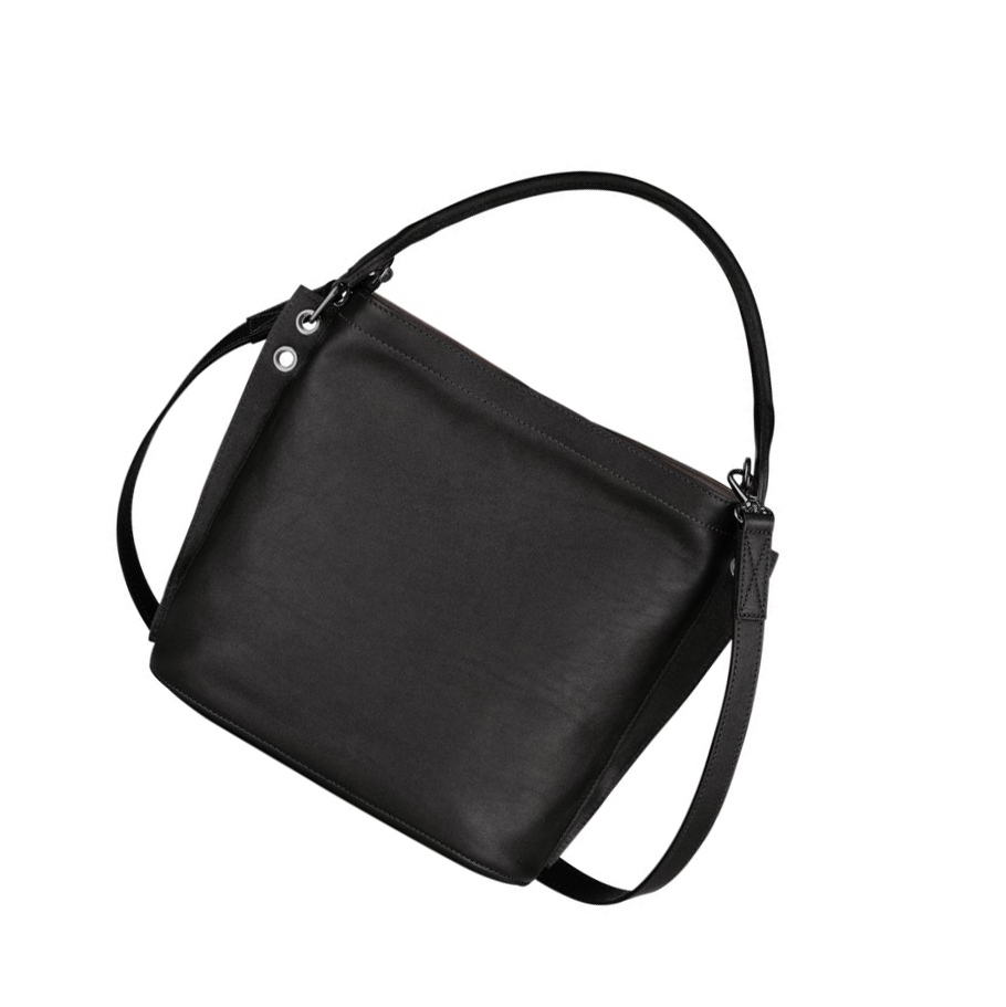 Bolsos Cruzados Longchamp 3D Mujer Negras | ES-ZAES479