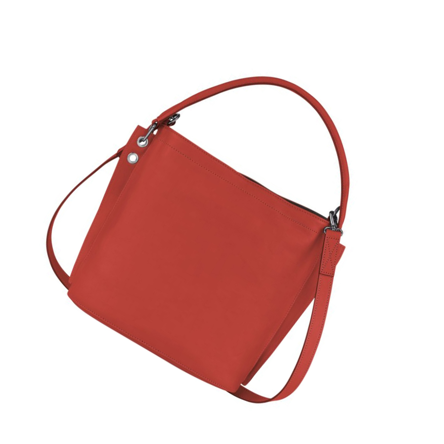 Bolsos Cruzados Longchamp 3D Mujer Rojas | ES-RASG834