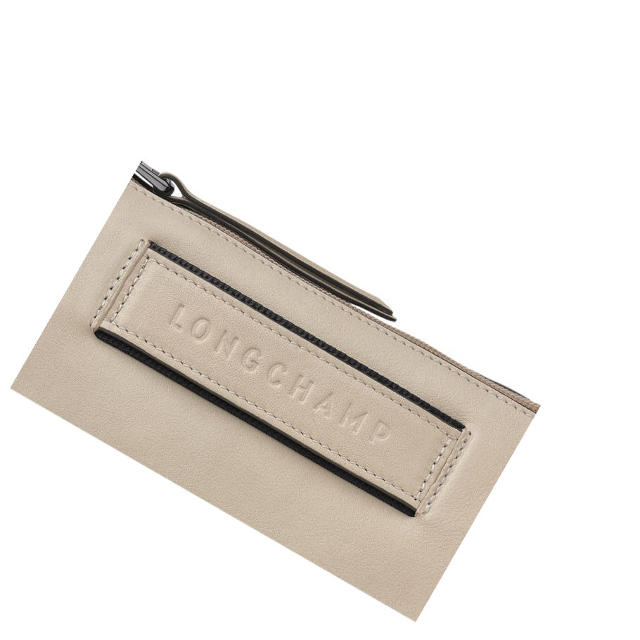 Bolsos Cruzados Longchamp 3D Sangle Mujer Beige | ES-LUTE489