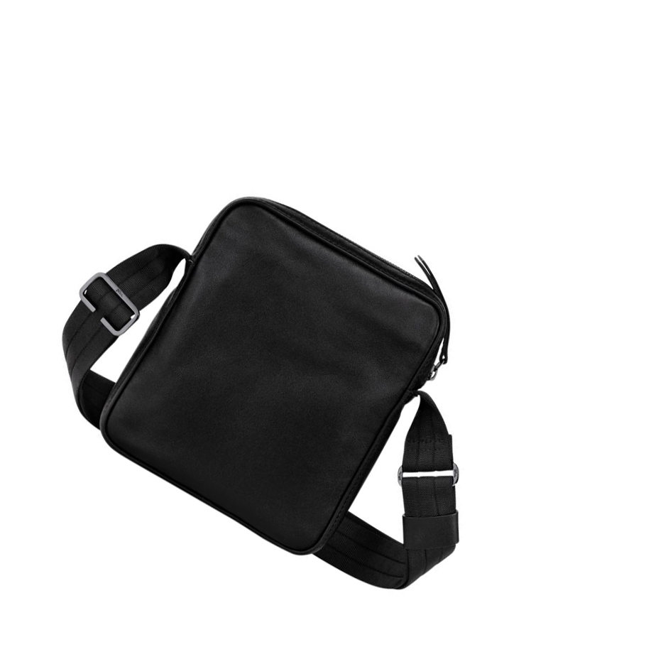 Bolsos Cruzados Longchamp 3D Ultra Black S Hombre Negras | ES-ECAI659