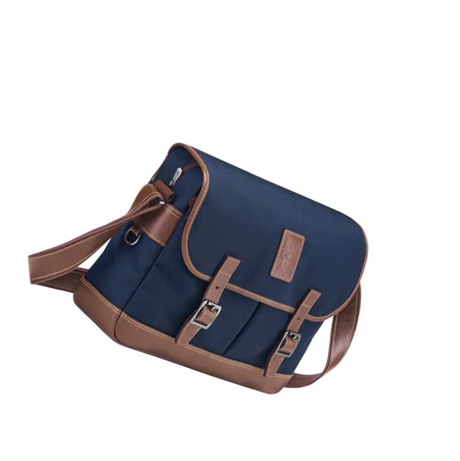 Bolsos Cruzados Longchamp Boxford Hombre Azul Marino | ES-NTCK981