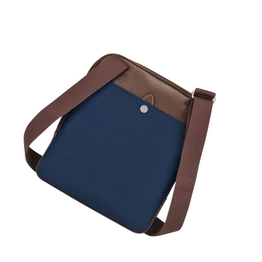 Bolsos Cruzados Longchamp Boxford L Hombre Azul Marino | ES-GXTY624