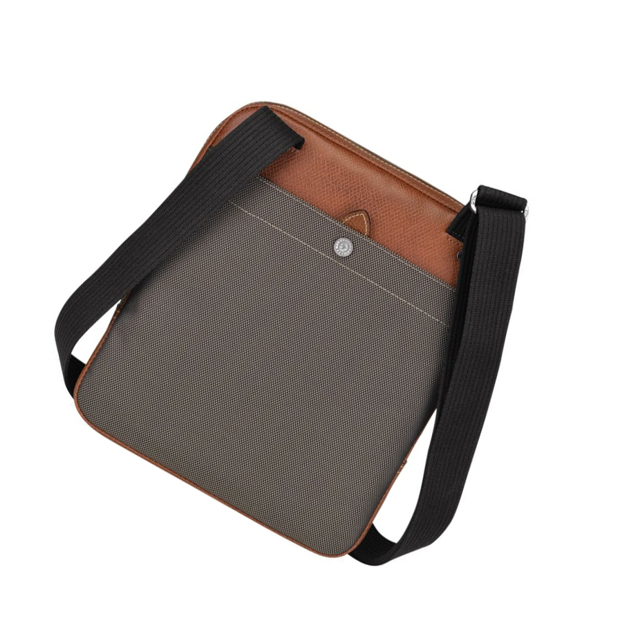 Bolsos Cruzados Longchamp Boxford L Hombre Marrones | ES-WQIH983