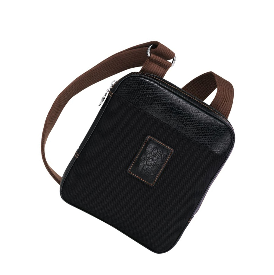 Bolsos Cruzados Longchamp Boxford S Hombre Negras | ES-ACFG286