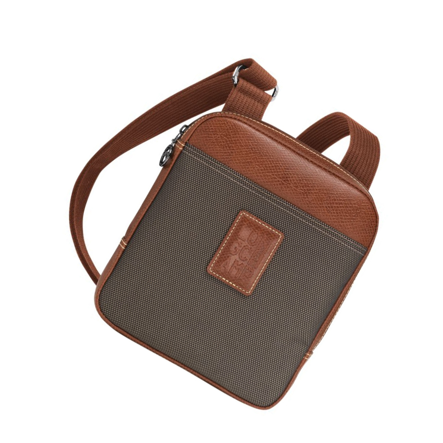 Bolsos Cruzados Longchamp Boxford S Hombre Marrones | ES-GJPM741
