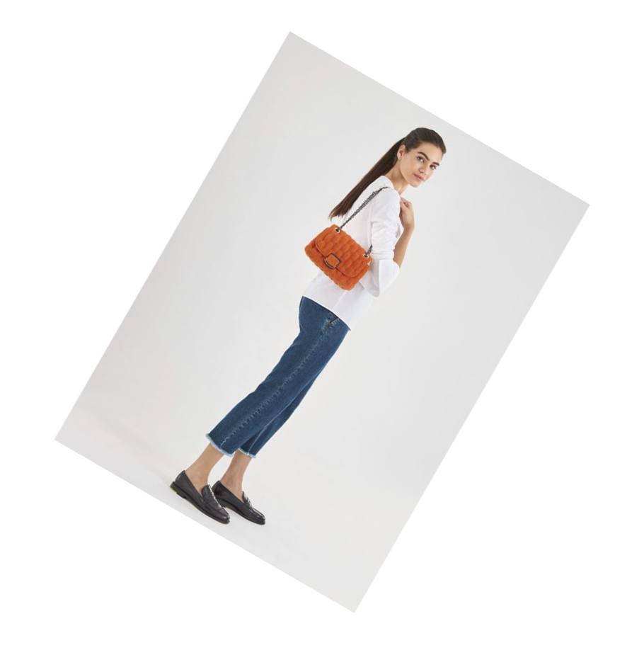 Bolsos Cruzados Longchamp Brioche Eponge S Mujer Naranjas | ES-AKCW504