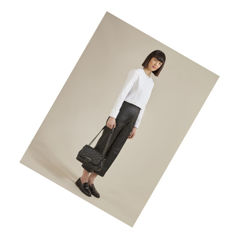 Bolsos Cruzados Longchamp Brioche M Mujer Negras | ES-LFYP560