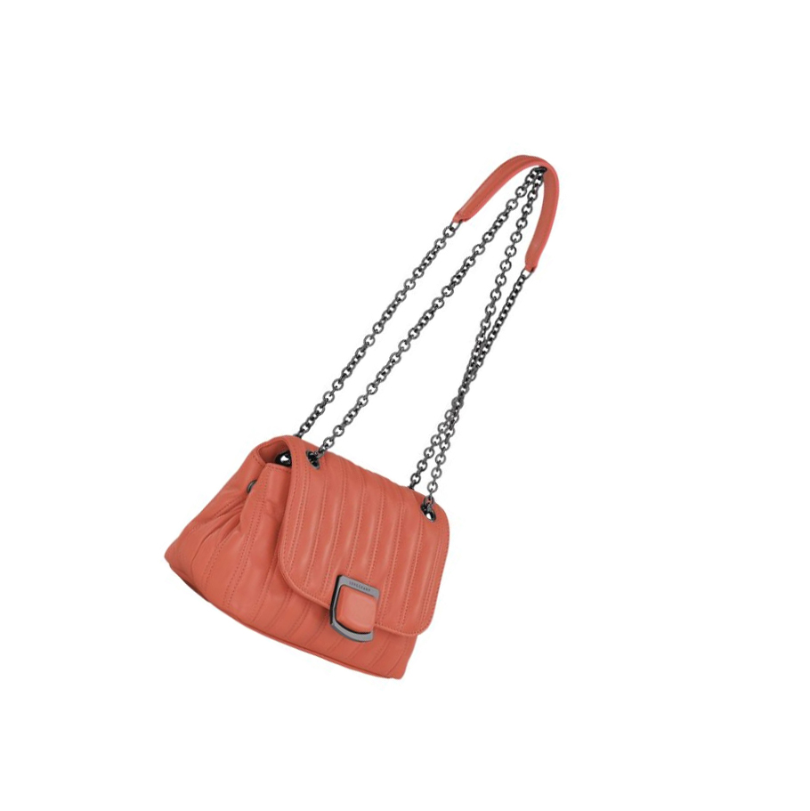 Bolsos Cruzados Longchamp Brioche S Mujer Rosas | ES-ECXZ683
