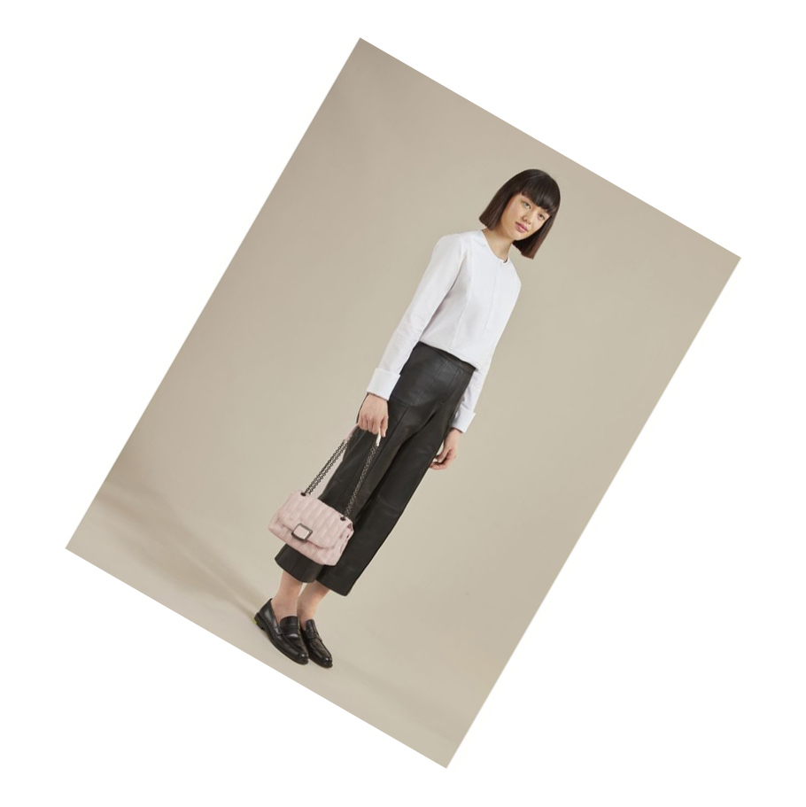 Bolsos Cruzados Longchamp Brioche S Mujer Rosas Claro | ES-VGSP508