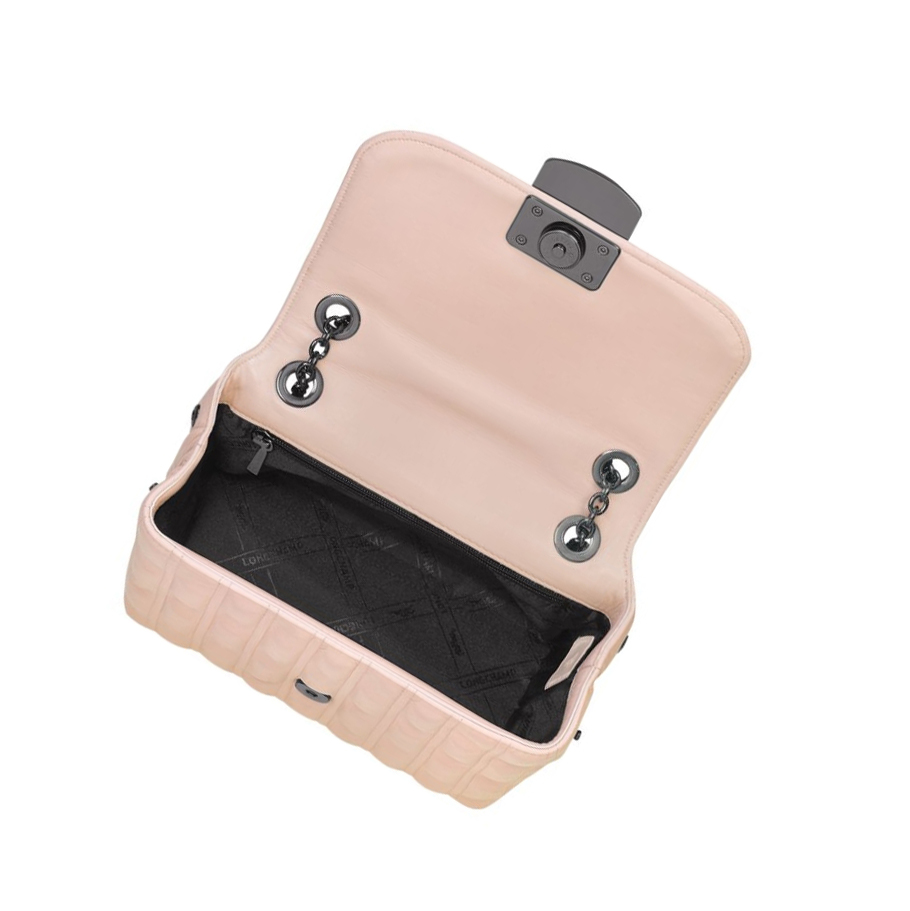Bolsos Cruzados Longchamp Brioche S Mujer Rosas Claro | ES-VGSP508