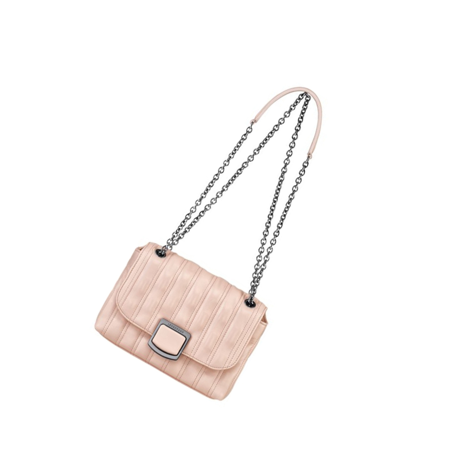 Bolsos Cruzados Longchamp Brioche S Mujer Rosas Claro | ES-VGSP508