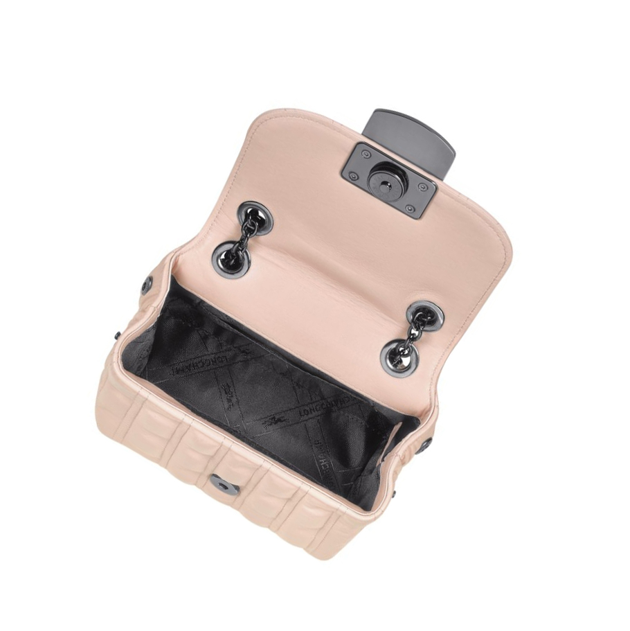 Bolsos Cruzados Longchamp Brioche XS Mujer Rosas Claro | ES-FZBN912