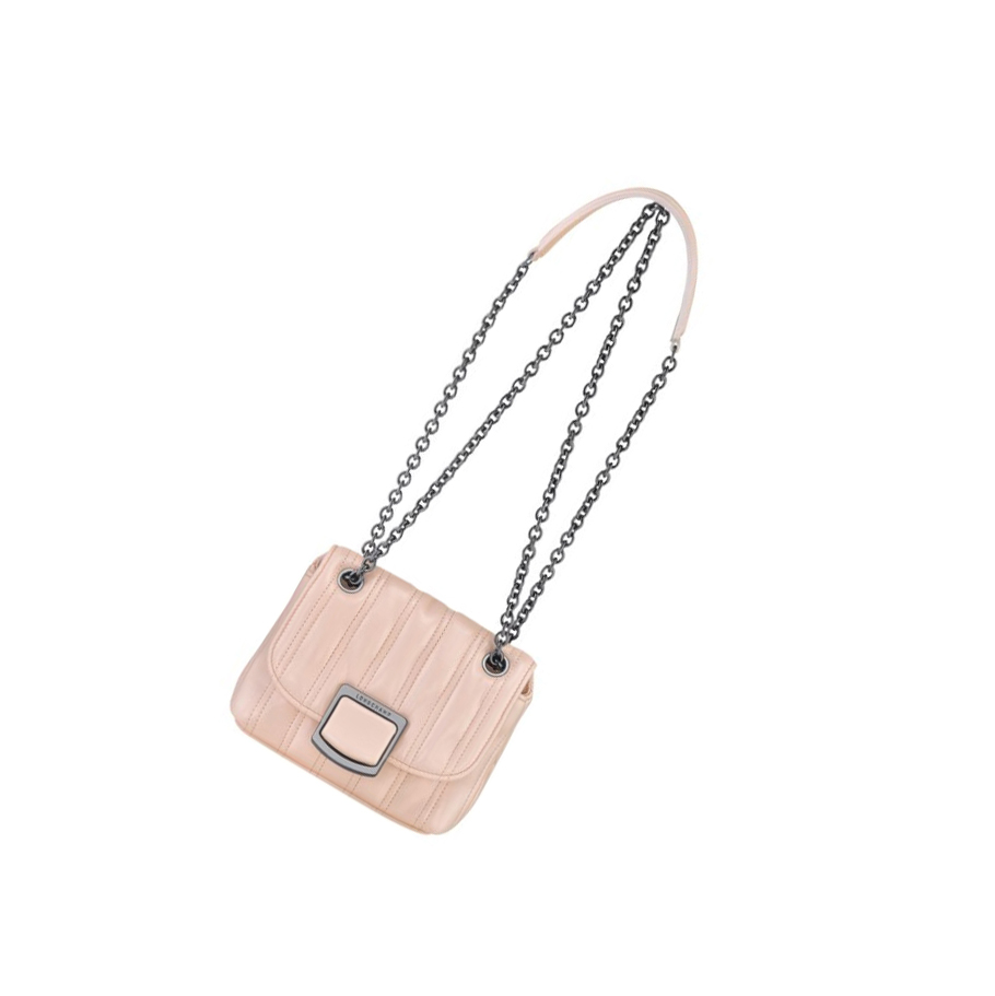 Bolsos Cruzados Longchamp Brioche XS Mujer Rosas Claro | ES-FZBN912
