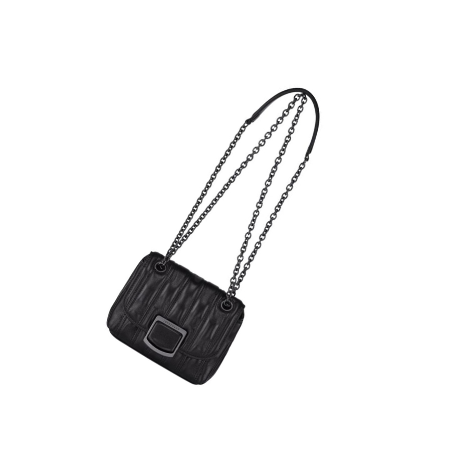 Bolsos Cruzados Longchamp Brioche XS Mujer Negras | ES-JSKN079