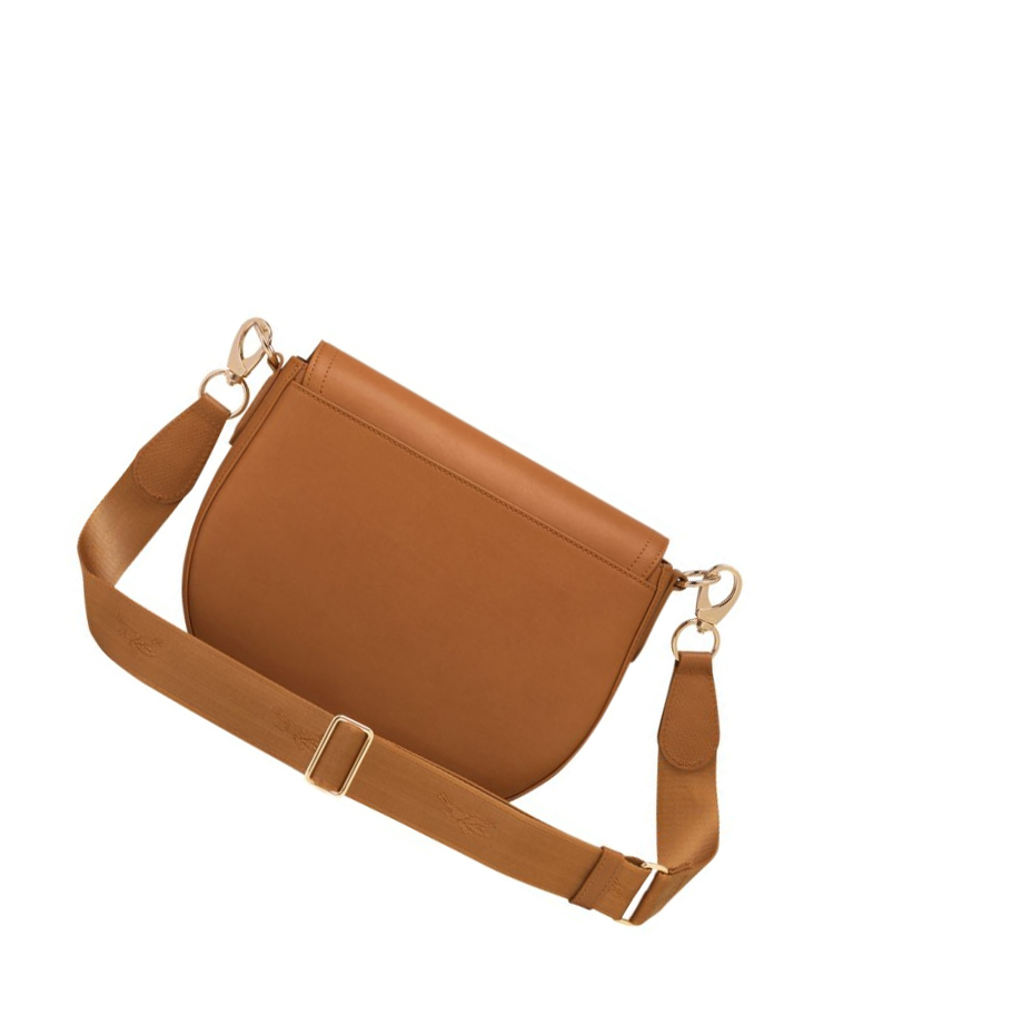 Bolsos Cruzados Longchamp Cavalcade M Mujer Beige | ES-ANVR015