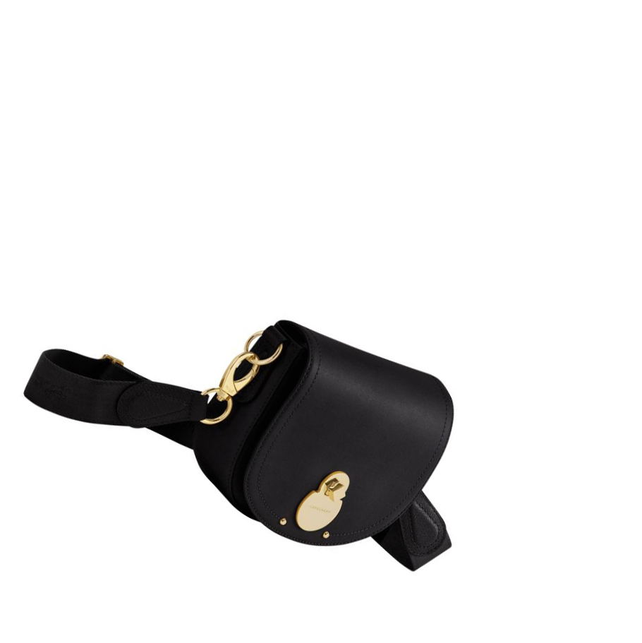 Bolsos Cruzados Longchamp Cavalcade S Mujer Negras | ES-FCWZ205