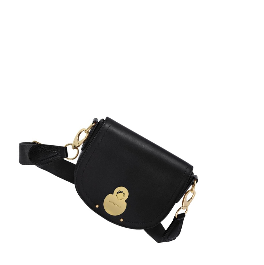 Bolsos Cruzados Longchamp Cavalcade S Mujer Negras | ES-FCWZ205