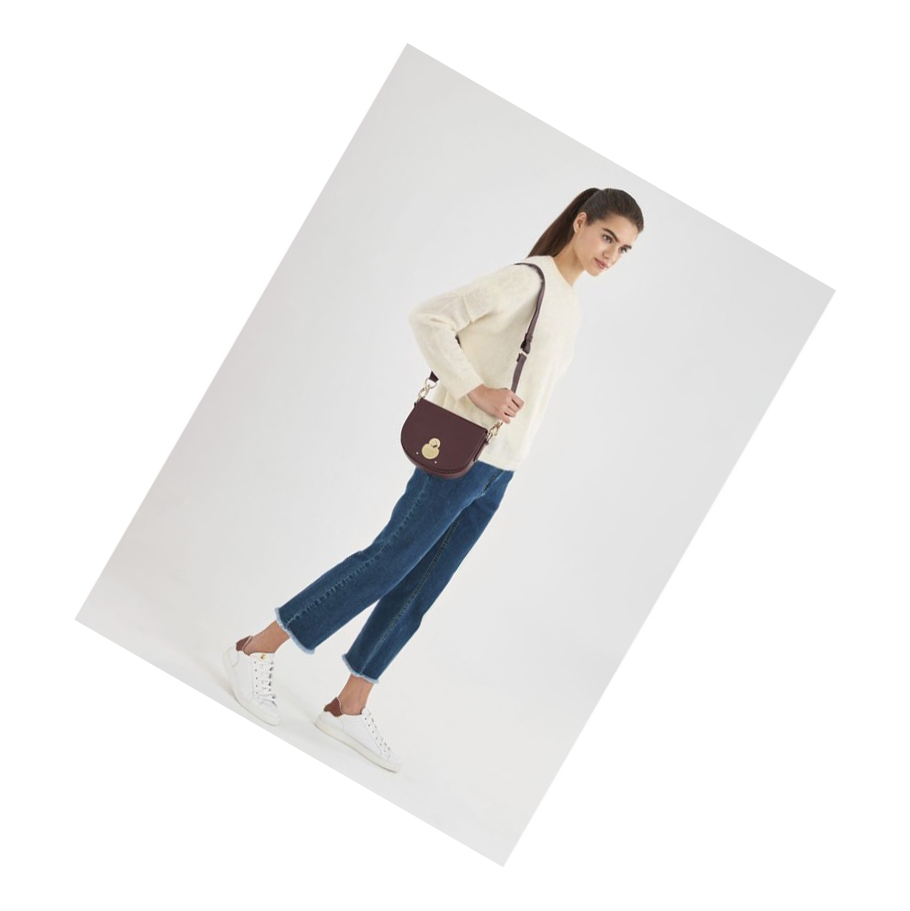Bolsos Cruzados Longchamp Cavalcade S Mujer Beige | ES-YXRK971