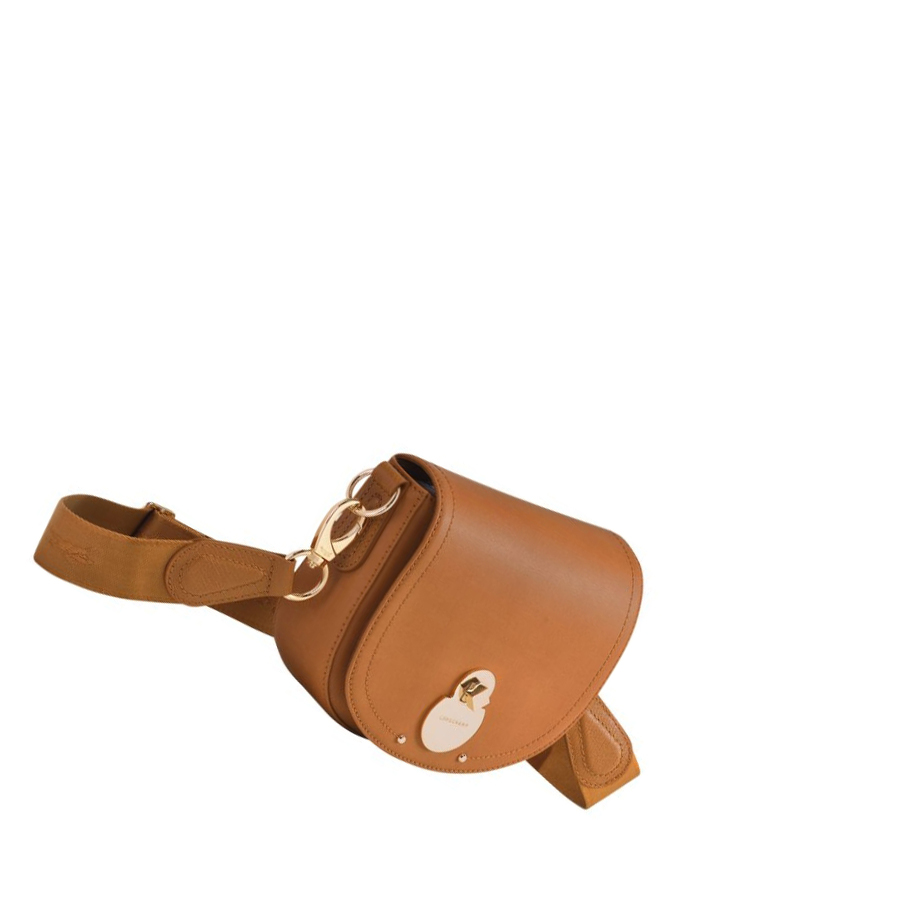 Bolsos Cruzados Longchamp Cavalcade S Mujer Beige | ES-YXRK971