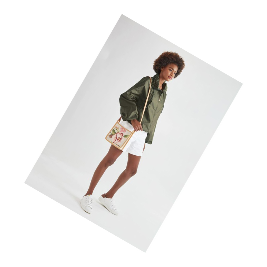 Bolsos Cruzados Longchamp Le Foulonné Brodé S Mujer Rosas | ES-HDMT469
