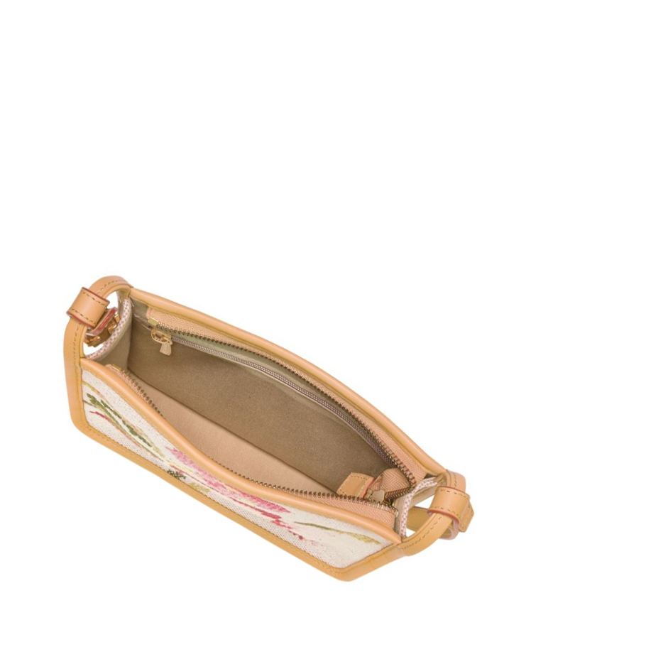 Bolsos Cruzados Longchamp Le Foulonné Brodé S Mujer Rosas | ES-HDMT469