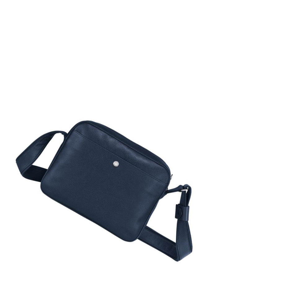 Bolsos Cruzados Longchamp Le Foulonné Hombre Azul Marino | ES-AIWL975