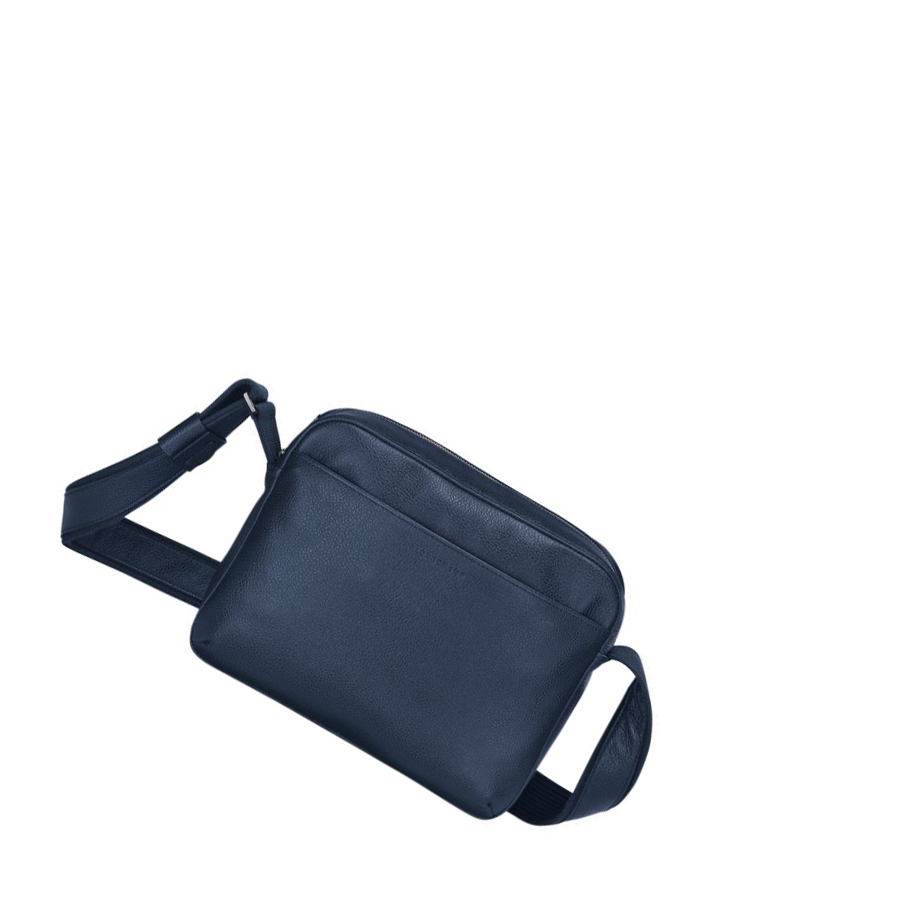 Bolsos Cruzados Longchamp Le Foulonné Hombre Azul Marino | ES-AIWL975
