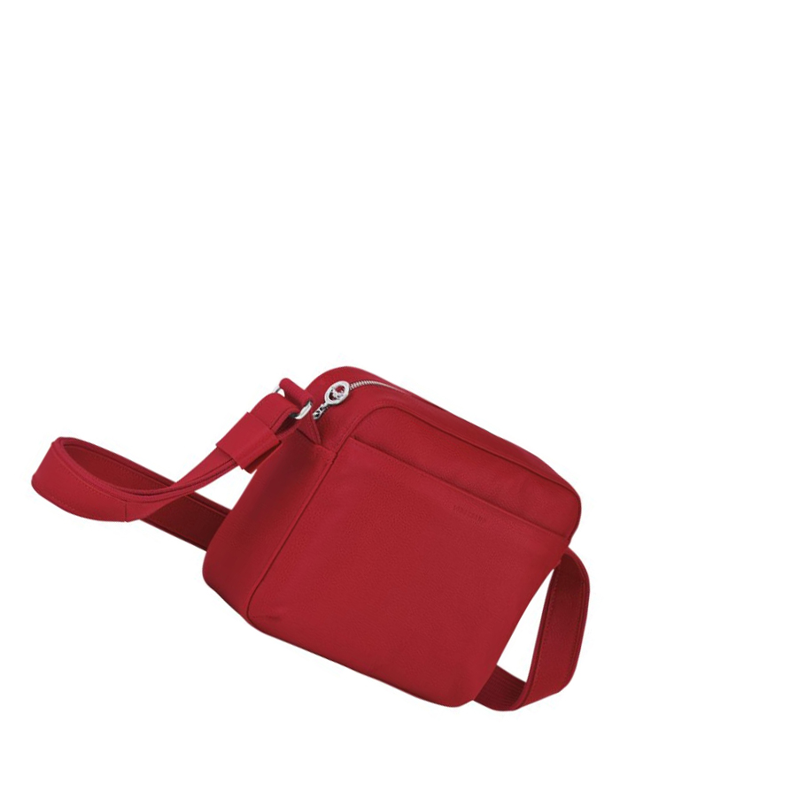 Bolsos Cruzados Longchamp Le Foulonné Hombre Rojas | ES-WEPN241