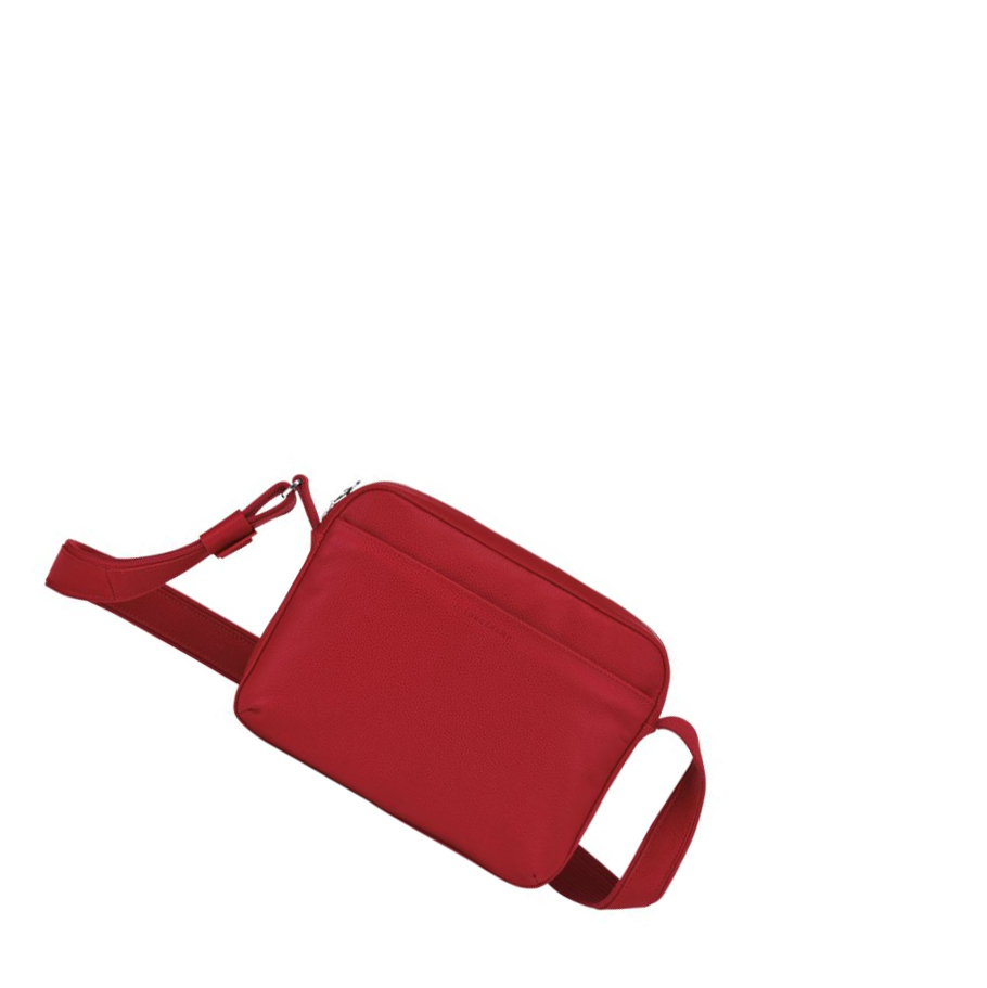 Bolsos Cruzados Longchamp Le Foulonné Hombre Rojas | ES-WEPN241